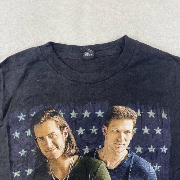 Florida Georgia Line Graphic Tee Thrifted Vintage Style Size S - Picture 8 of 9